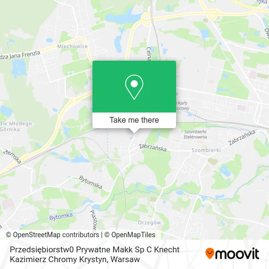 Карта Przedsiębiorstw0 Prywatne Makk Sp C Knecht Kazimierz Chromy Krystyn