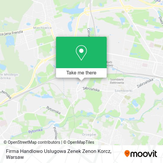 Firma Handlowo Uslugowa Zenek Zenon Korcz map