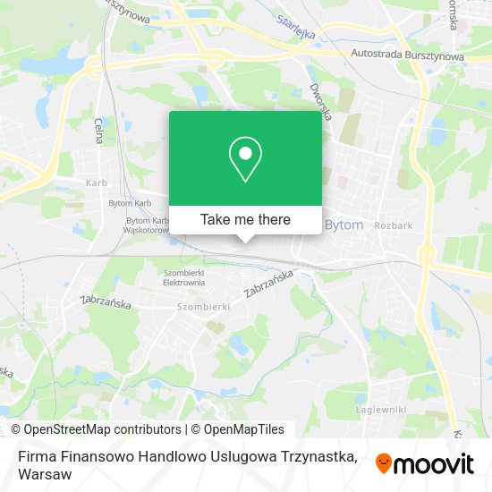 Firma Finansowo Handlowo Uslugowa Trzynastka map