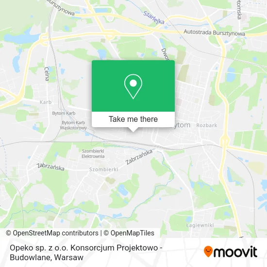 Карта Opeko sp. z o.o. Konsorcjum Projektowo - Budowlane