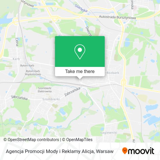 Agencja Promocji Mody i Reklamy Alicja map