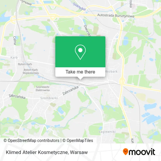 Карта Klimed Atelier Kosmetyczne
