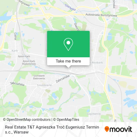 Карта Real Estate T&T Agnieszka Troć Eugeniusz Termin s.c.