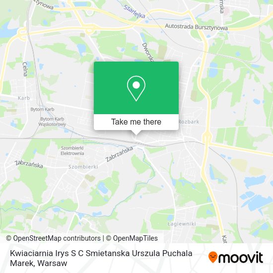 Kwiaciarnia Irys S C Smietanska Urszula Puchala Marek map