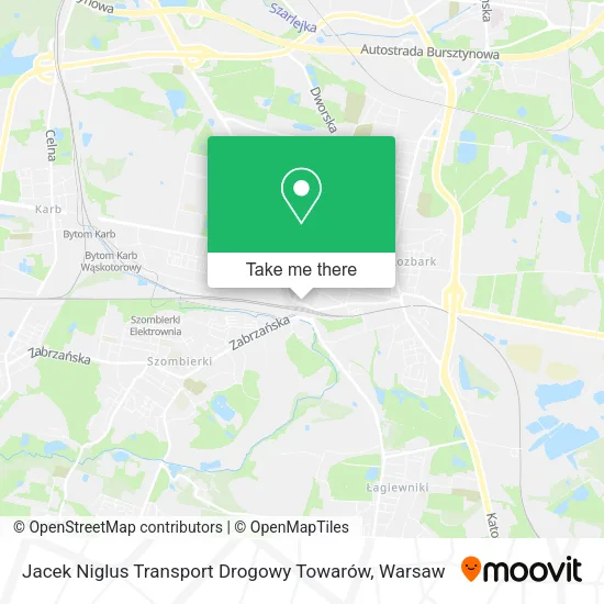 Карта Jacek Niglus Transport Drogowy Towarów