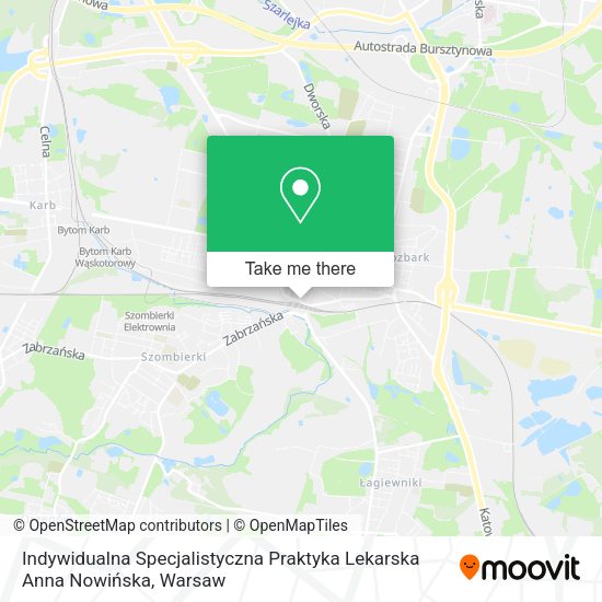 Indywidualna Specjalistyczna Praktyka Lekarska Anna Nowińska map