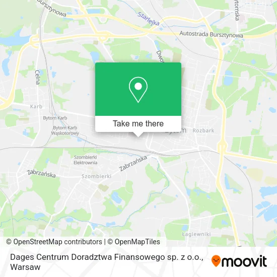Карта Dages Centrum Doradztwa Finansowego sp. z o.o.