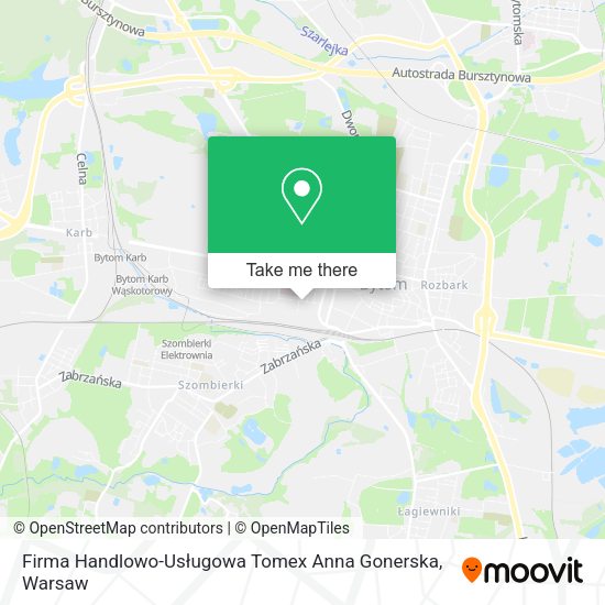 Firma Handlowo-Usługowa Tomex Anna Gonerska map