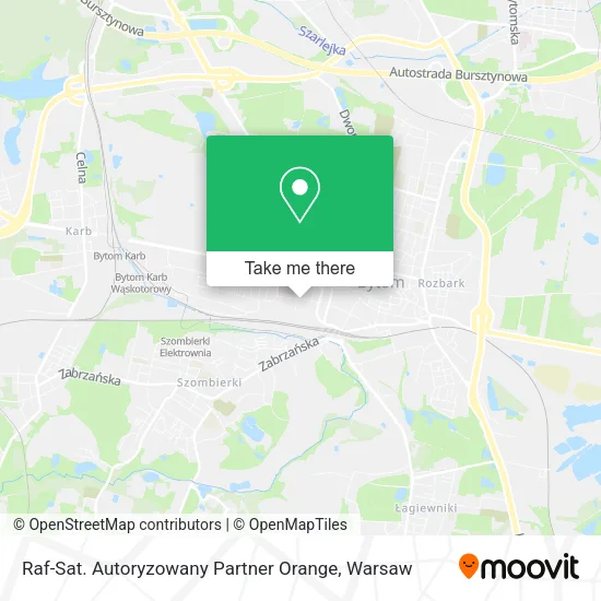 Карта Raf-Sat. Autoryzowany Partner Orange