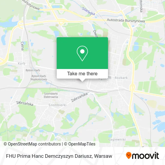 Карта FHU Prima Hanc Demczyszyn Dariusz