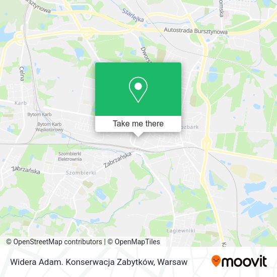 Widera Adam. Konserwacja Zabytków map