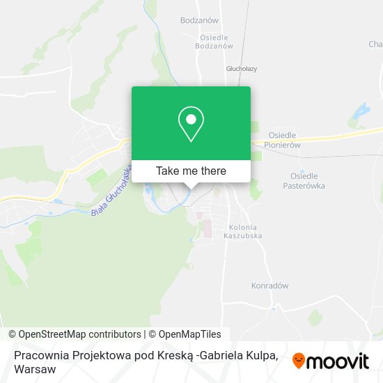 Pracownia Projektowa pod Kreską -Gabriela Kulpa map