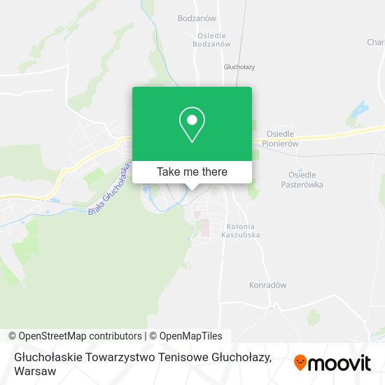 Głuchołaskie Towarzystwo Tenisowe Głuchołazy map