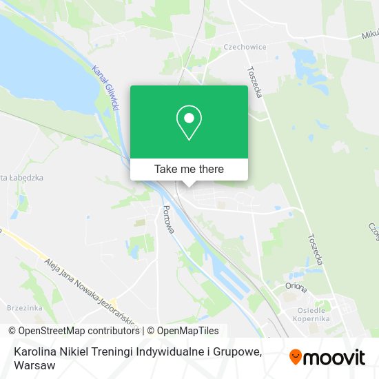 Karolina Nikiel Treningi Indywidualne i Grupowe map