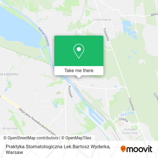 Praktyka Stomatologiczna Lek.Bartosz Wyderka map