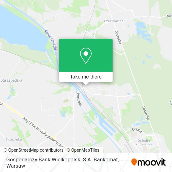 Gospodarczy Bank Wielkopolski S.A. Bankomat map