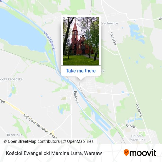 Kościół Ewangelicki Marcina Lutra map