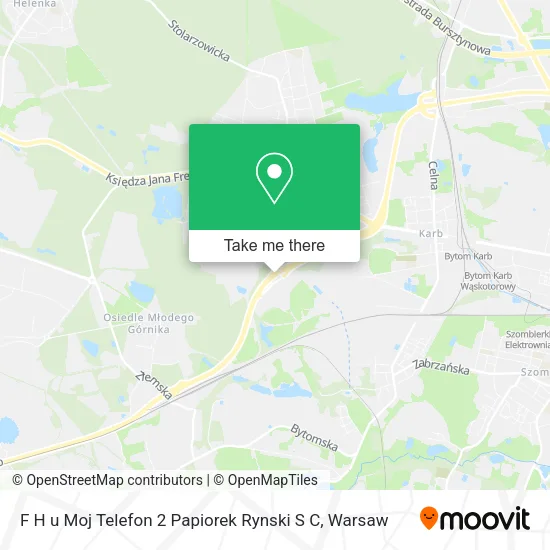 Карта F H u Moj Telefon 2 Papiorek Rynski S C