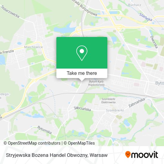 Карта Stryjewska Bozena Handel Obwozny