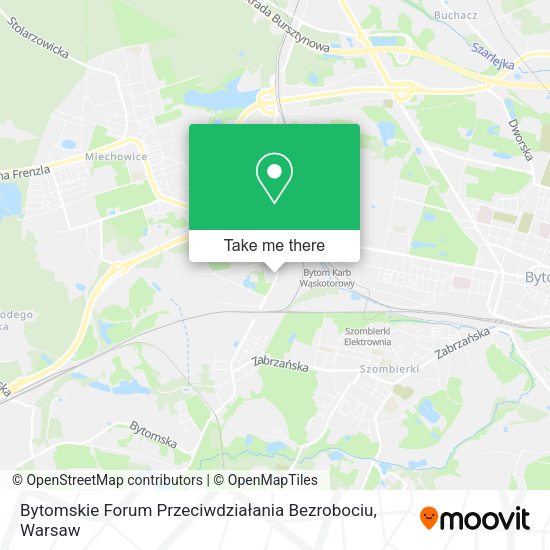 Bytomskie Forum Przeciwdziałania Bezrobociu map