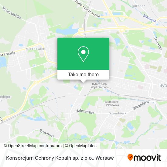 Konsorcjum Ochrony Kopalń sp. z o.o. map