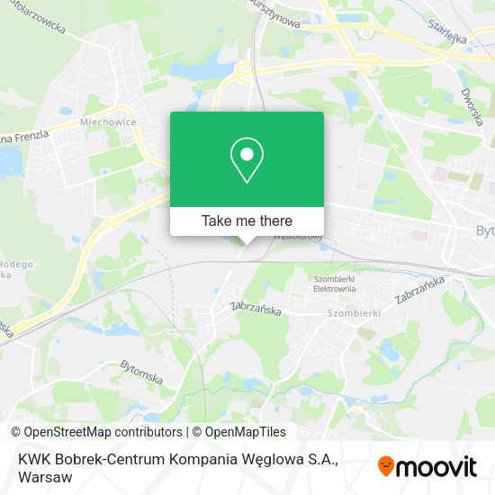 KWK Bobrek-Centrum Kompania Węglowa S.A. map