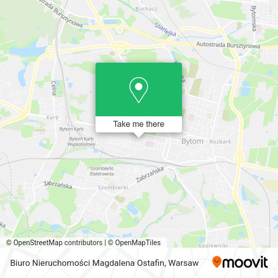 Biuro Nieruchomości Magdalena Ostafin map