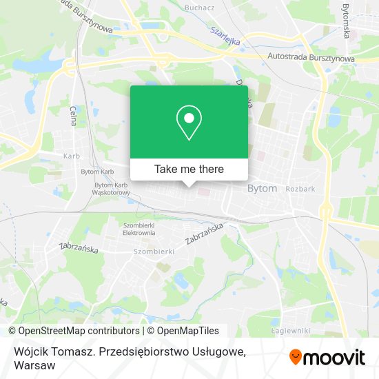 Wójcik Tomasz. Przedsiębiorstwo Usługowe map