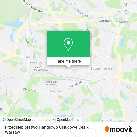 Карта Przedsiebiorstwo Handlowo Uslugowe Cezix