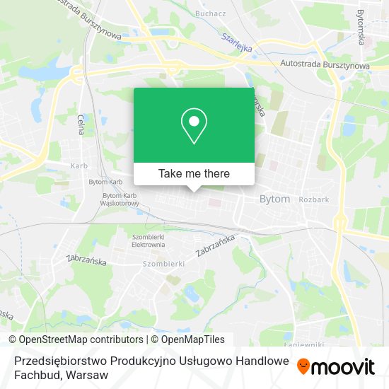 Przedsiębiorstwo Produkcyjno Usługowo Handlowe Fachbud map