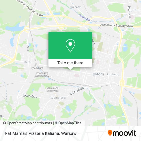 Fat Mama's Pizzeria Italiana map