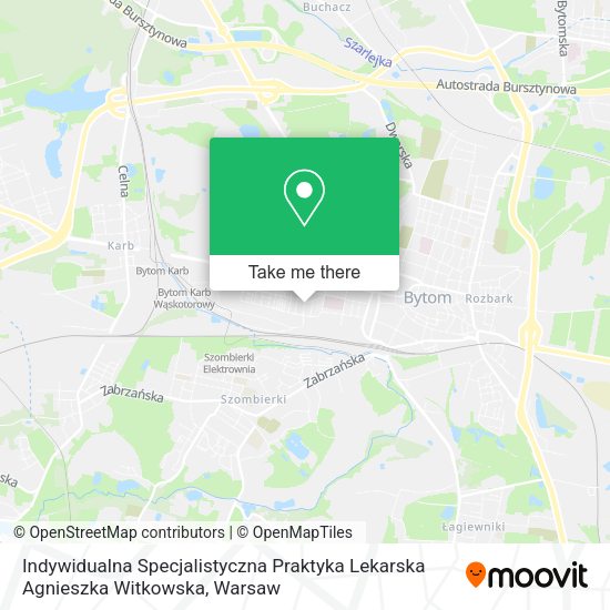 Indywidualna Specjalistyczna Praktyka Lekarska Agnieszka Witkowska map