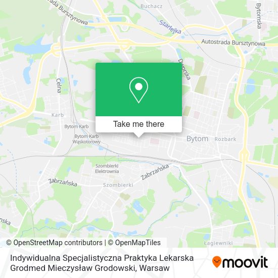 Indywidualna Specjalistyczna Praktyka Lekarska Grodmed Mieczysław Grodowski map