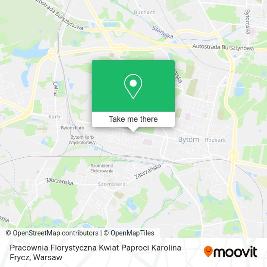 Карта Pracownia Florystyczna Kwiat Paproci Karolina Frycz