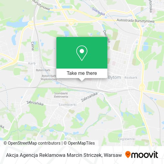 Akcja Agencja Reklamowa Marcin Striczek map