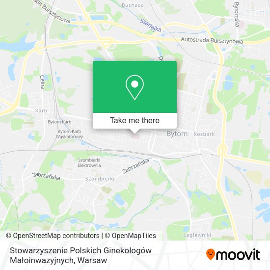 Stowarzyszenie Polskich Ginekologów Małoinwazyjnych map