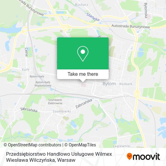 Przedsiębiorstwo Handlowo Usługowe Wilmex Wiesława Wilczyńska map