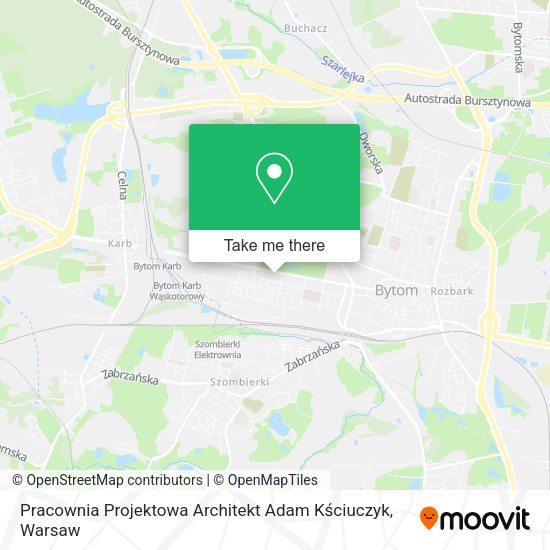 Pracownia Projektowa Architekt Adam Kściuczyk map