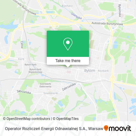 Operator Rozliczeń Energii Odnawialnej S.A. map