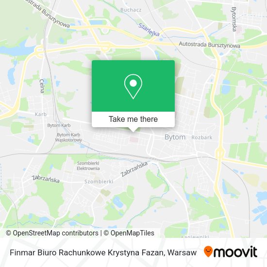 Finmar Biuro Rachunkowe Krystyna Fazan map