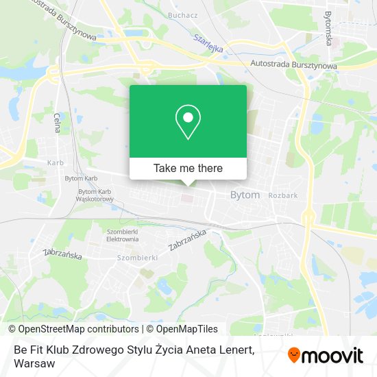 Be Fit Klub Zdrowego Stylu Życia Aneta Lenert map