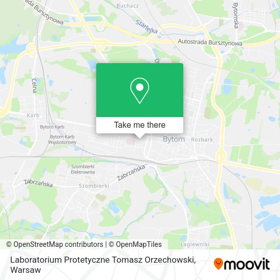 Laboratorium Protetyczne Tomasz Orzechowski map