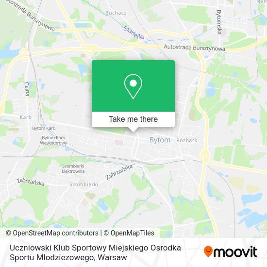 Uczniowski Klub Sportowy Miejskiego Osrodka Sportu Mlodziezowego map