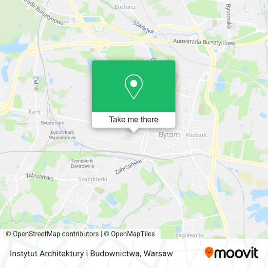 Instytut Architektury i Budownictwa map