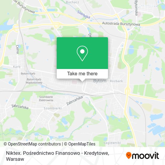 Niktex. Pośrednictwo Finansowo - Kredytowe map