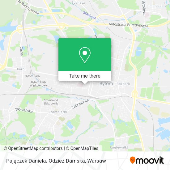 Pajączek Daniela. Odzież Damska map