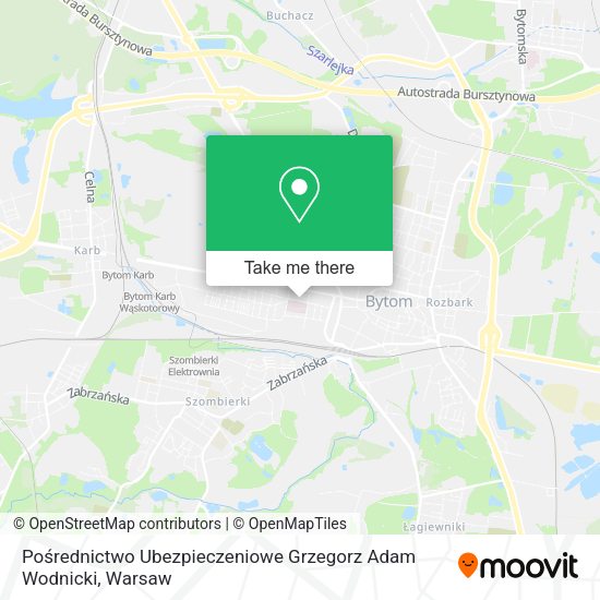 Pośrednictwo Ubezpieczeniowe Grzegorz Adam Wodnicki map