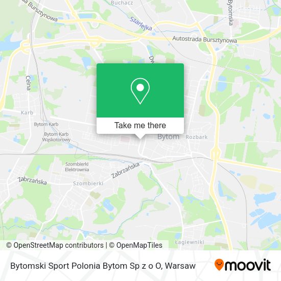 Bytomski Sport Polonia Bytom Sp z o O map