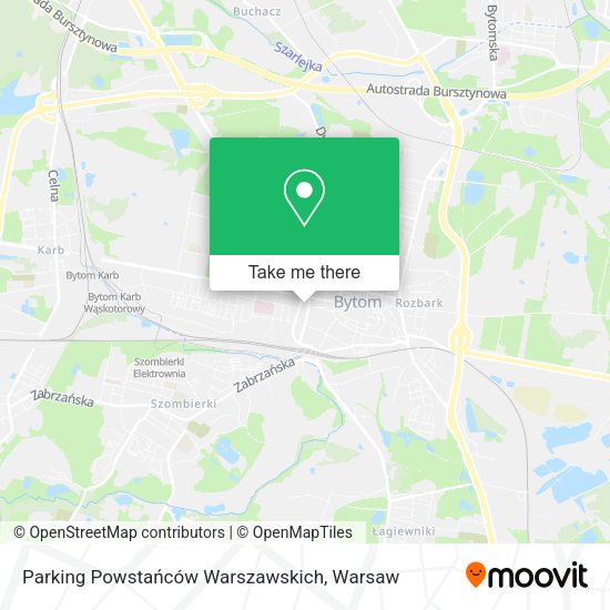 Parking Powstańców Warszawskich map