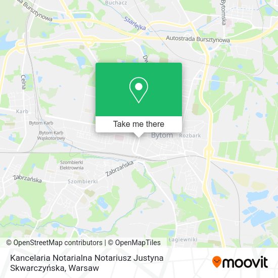 Kancelaria Notarialna Notariusz Justyna Skwarczyńska map